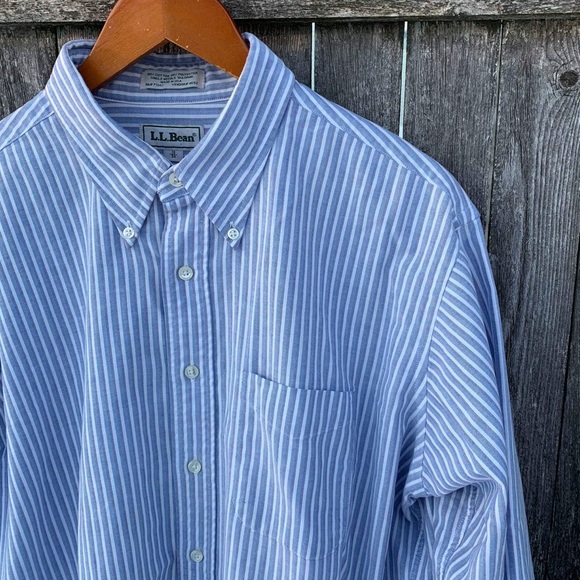 L.L. Bean dress shirt size 18 GUC - Picture 2 of 5